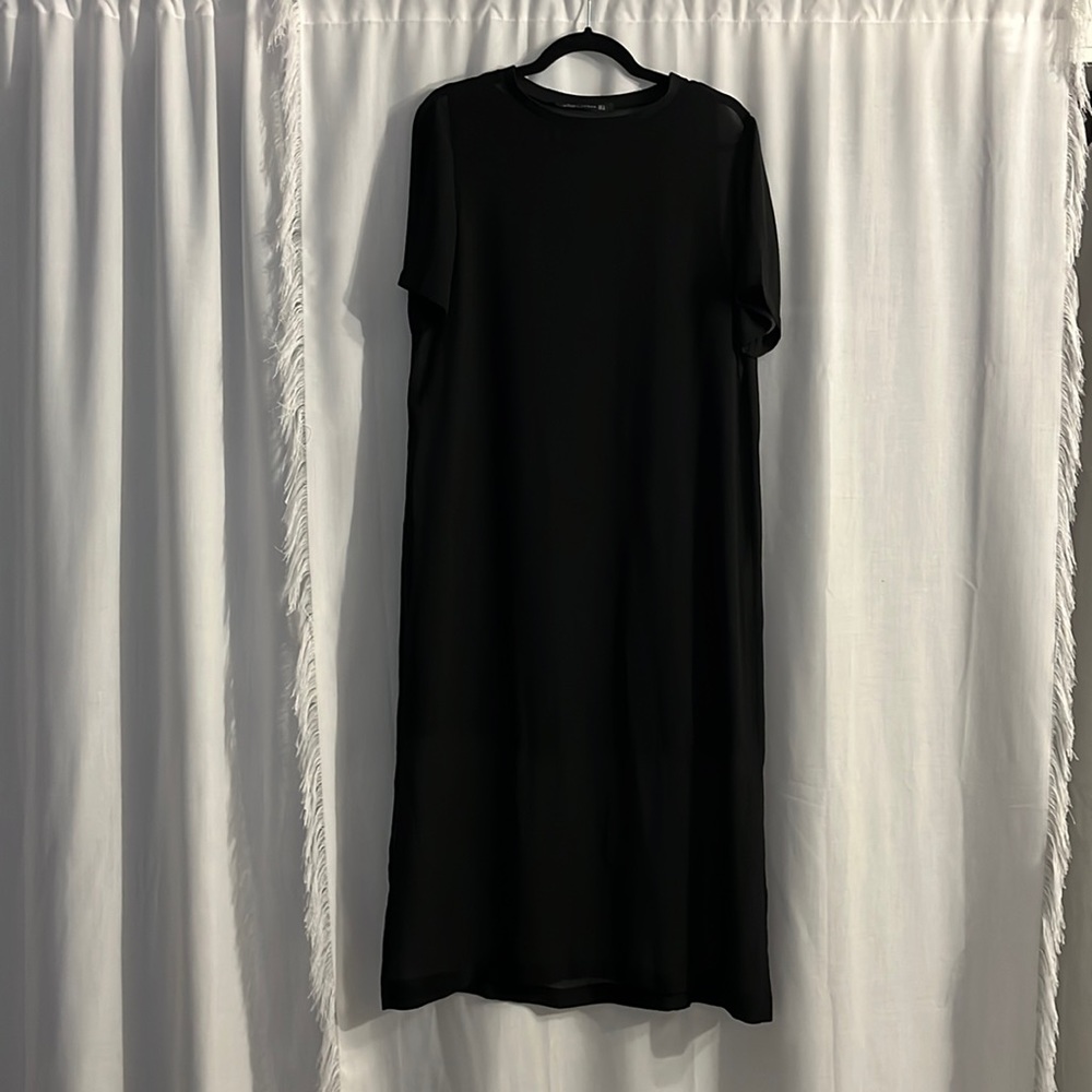 Zara lined black dress - Picture 7 of 15